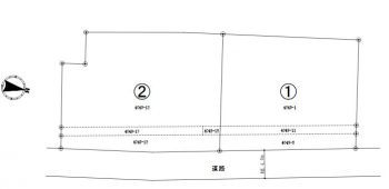 長野県伊那市西春近　売地(2筆)　①320万円・②300万円＜売約済み＞